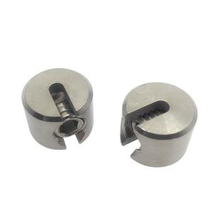 China Small Single Pivot Wire Cable Clamp in Polished 316 Stainless Steel for 3mm Rope Rigging on sale