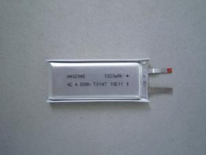 China High Temperature 402048 1320mAh 3.7Volt lithium ion polymer battery wholesale