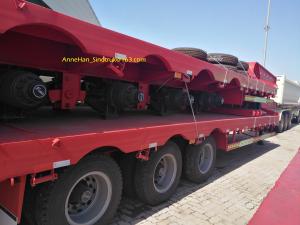 China 3 Axles Double Function Container Semi Trailer , Utility Semi Trailers Heavy Duty Semi Trailers on sale