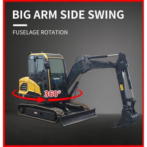 Super Power 4 Ton Mini Excavator Saving Energy Compact Small Digger Machine