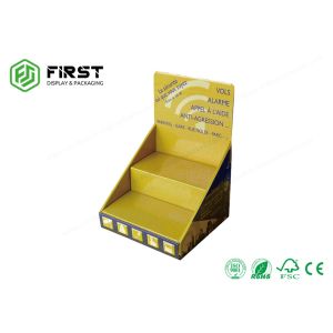 Easy Assembly Custom Logo Printing Portable Retail Cardboard Counter Top Display