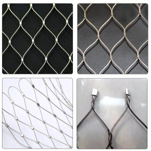 China Stainless steel wire rope mesh net / slope protection network wholesale