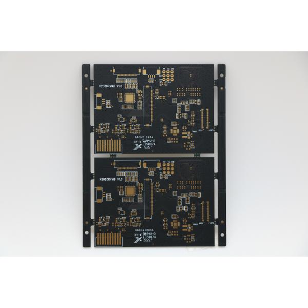 Green/white/Black Sold mask FR4 Material With Immersion Gold / HASL 6layers 3OZ 2U''