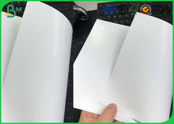 Quality 80 85 90 Gsm One Side Coated Printing Paper , Glossy Art Paper For Cigarette Box Package for sale