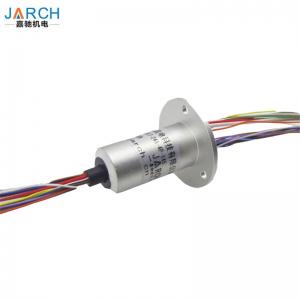 China Fast Speed Alloy Capsule Slip Ring 4 Circuits For Electric Globe Stage / Light Drone on sale