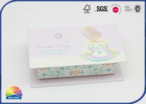 China 1200gsm Cardboard Tea Gift Box Hinged Lid Gift Box With CMYK Printing wholesale