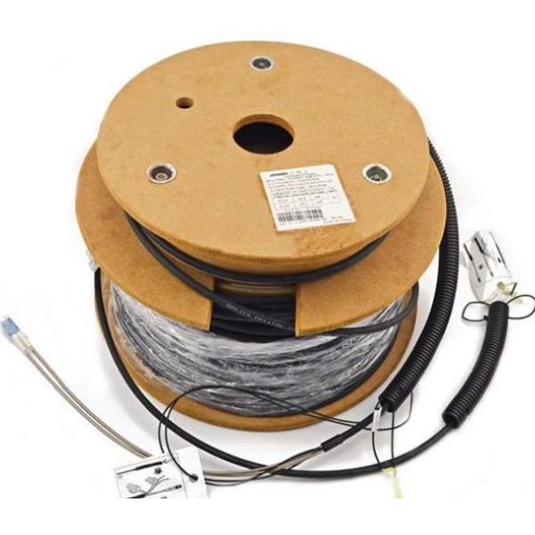 FC/UPC FC/APC BBU/RRU CPRI Base Station Armored Patch Cord 2 Core With Pulling Eyes