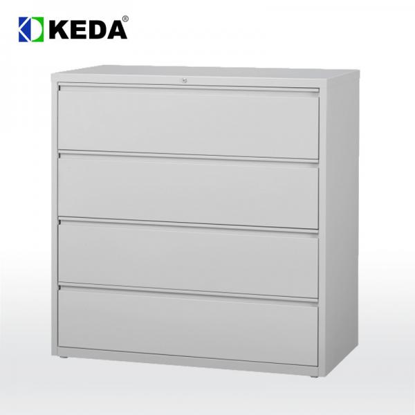 Quality Metal 4 Lockable Drawer H52'' Lateral File Storage Cabinet for sale