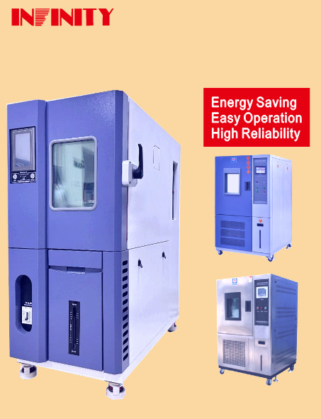 Air-cooled Programmable Constant Temperature Humidity Test Chamber Temperature Uniformity of ≦2.0C