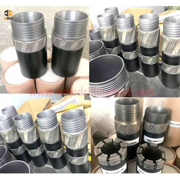 Black Surface Set Diamond Reamer Shell For Geological / Mining Exploration