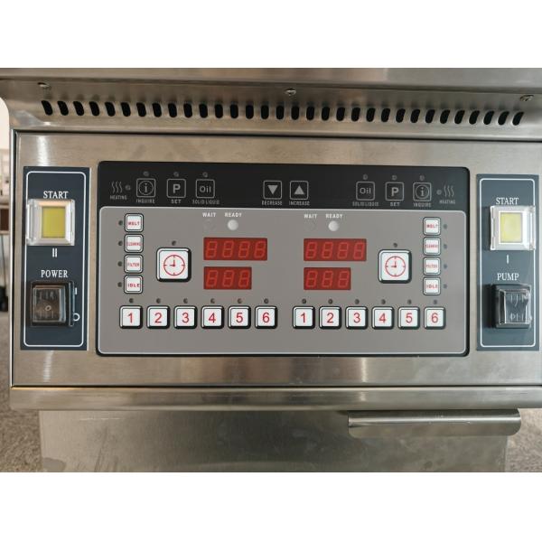 Two Pots Two Baskets 13L*2 Small Capacity Save Oil Electric Open Fryer With Oil Filtration