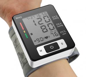 China MS15 Home Wrist Type Fully Automatic English Electronic Blood Pressure Monitor wholesale