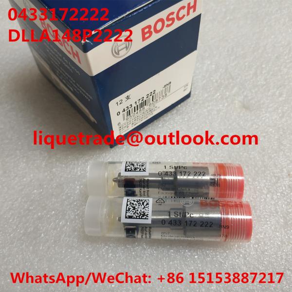 BOSCH Genuine fuel nozzle DLLA148P2222, 0433172222 , DLLA 148 P 2222, 0 433 172 222 for WEICHAI
