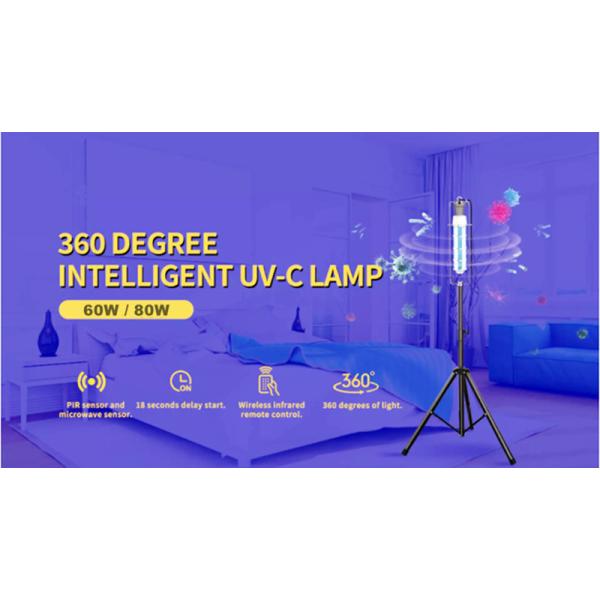 Germicidal Sanitizer UVC Corn Light 60W 254nm Ozone Free 360 Degree Disinfection