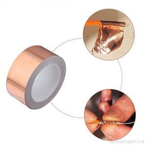 China 0.15mm Thickness Conductive Adhesive Copper Tape Emi Shielding For Rf Cage wholesale