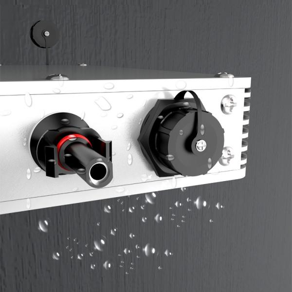 Self Locking 400V Waterproof Panel Connector P20-2/3 Core Front Mounted Female Pin