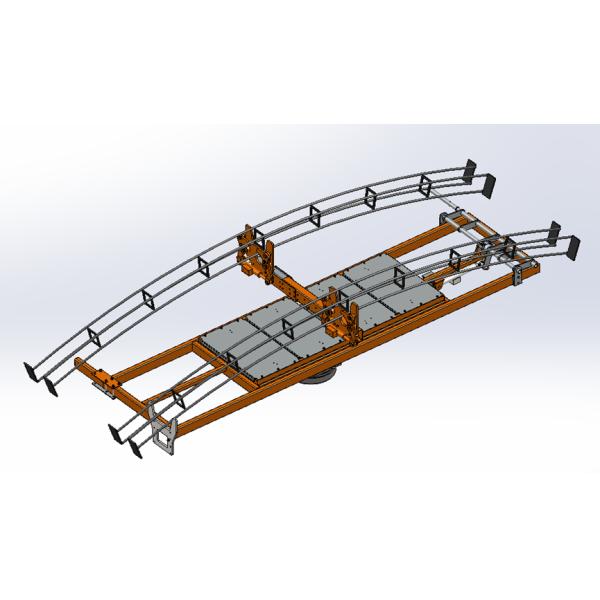 KGM12200 Arch Installation Cart With 153Kw Diesel Engine Total weight 29t