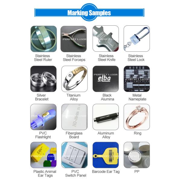 Tabletop Mini Small Fiber Laser Marking Machine 20W 25W For Metal / Non Metal