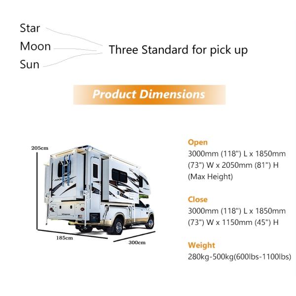TOYOTA TRUCK Camper Shell Slide on with Shower FRP 4X4 Kindle Long Box Pickup Body Made