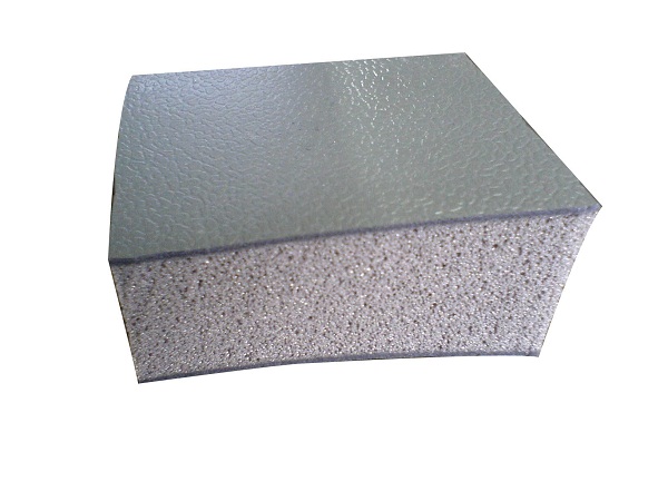 Black Integral Skin Polyurethane Foam Hammer Rail Abrasion Resistant