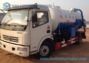China Dongfeng Q235 Carbon Steel Tank Sewage Suction Tanker Truck 4X2 wholesale