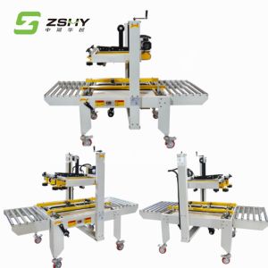 China 240W Cardboard Box Up And Down Driven Automatic Sealing Machine For Food Packing Line on sale