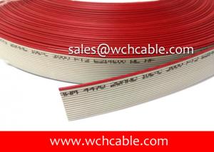 China UL4478 XLPE Flat Ribbon Cable AWG26 AWG28 Crosslinked Polyethylene Irradiated 105C 300V on sale
