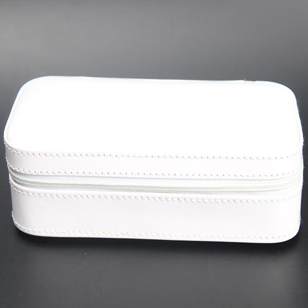 Quality Durable Watch Case Holder Box , White PU Leather Velvet Women'S Watch Storage Box for sale
