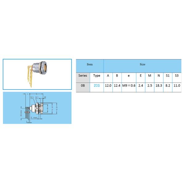 Lemo Equivalent Circular Push Pull Connectors IP50 PPS Insert Material