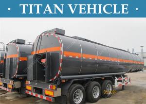 China 3 Axles Tanker Trailer Insulated Heated Bitumen Transport Semi Trailer wholesale