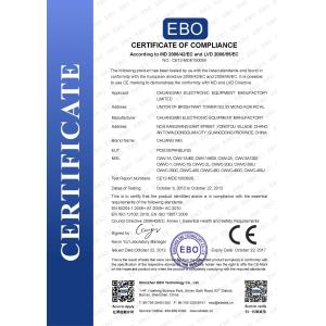 Guangdong Chuangwei Electronic Equipment Manufactory Certifications