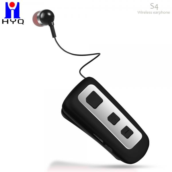 Quality TPE In Ear Business Bluetooth Earphone 100mAH Retractable Wireless Earbuds for sale