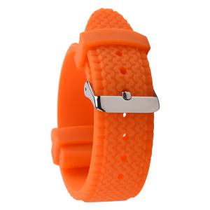 China 20mm Sport Watch Rubber Band , ROHS Soft Rubber Watch Strap Tire Pattern wholesale