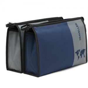 China Promotional Polyester Cosmetic Wash Bags For Men 23*18*7 cm SGS wholesale