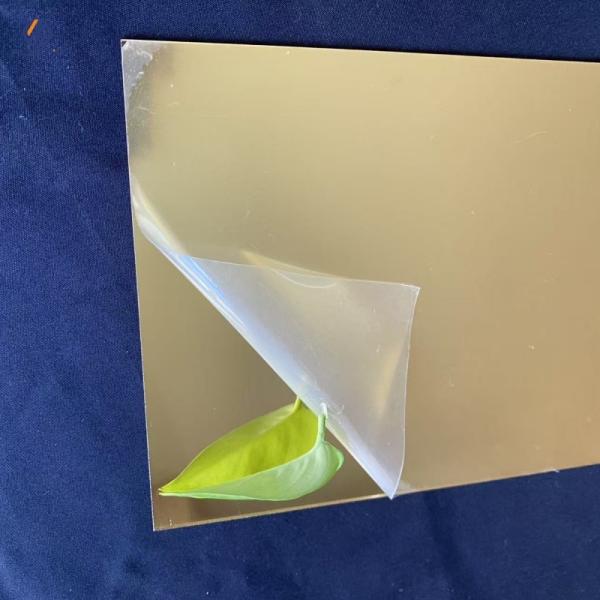 Rose Gold Cast Acrylic Mirror Sheet Perfect Choice For Easy Cutting In Signage Display And Interior Design