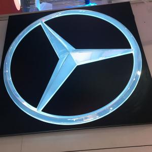 China Attractive Frontlit outdoor Benz-Mercedes 4 s car dealership outdoor logo signs wholesale