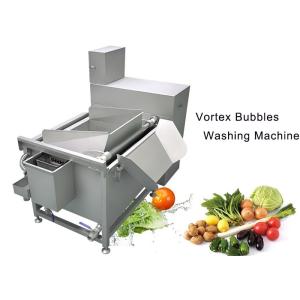 China Vortex Bubbles Vegetable Fruit Washing Machine For Restaurant wholesale