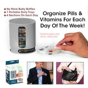 Buy cheap 7 - Day Medicine Pill Box Organizer from wholesalers
