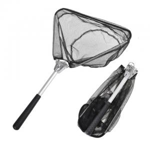 China 50CM Portable Fishing Tackle Set Foldable Durable Nylon Landing Fishing Net wholesale