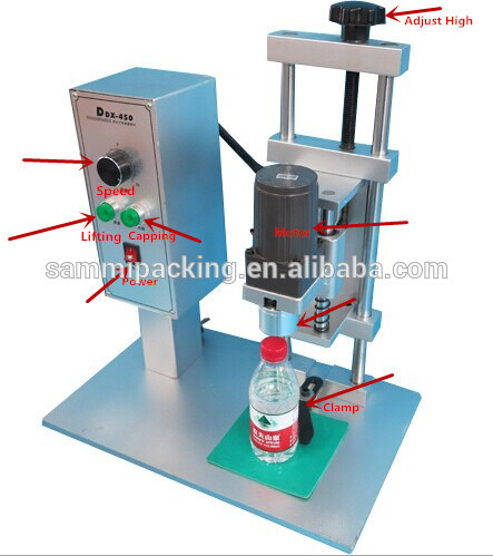 Factory Price DDX-450 Semi-Automatic Small Desktop Electric Cap Sealing/screwing/tighten/capping Machine for Plastic Cap