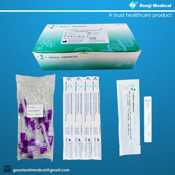 Fast Safety Coronavirus Antigen Detection Kit Saliva Antigen Test Kit Coloidal Gold
