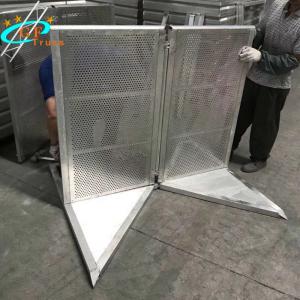 China Outdoor Aluminum Stage Crowd Control Barrier For Performance wholesale