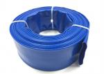 Blue PVC Layflat Hose Aging Resistant Agricultural Irrigation PVC Water Pump