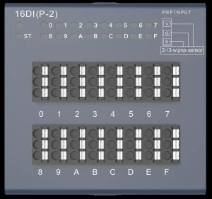 China PLC Communication Module Input Output Module Integrated I/O 16DI P-2 Customization wholesale