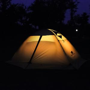 China 3 Person Tent 4 Season Luxury Glamping Four 3 Generation Large Family Yelllow Camping Tent wholesale