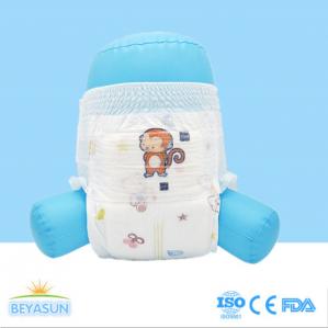 China Super Absorbent Disposable Soft Cloth Like Film Baby Pull Up Pants wholesale