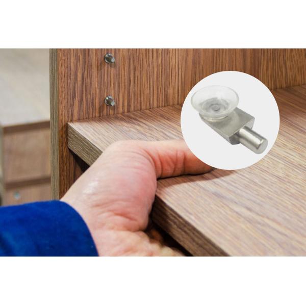 Versatile Shelf Support Pegs OEM For Glass Essential Furniture Hardware