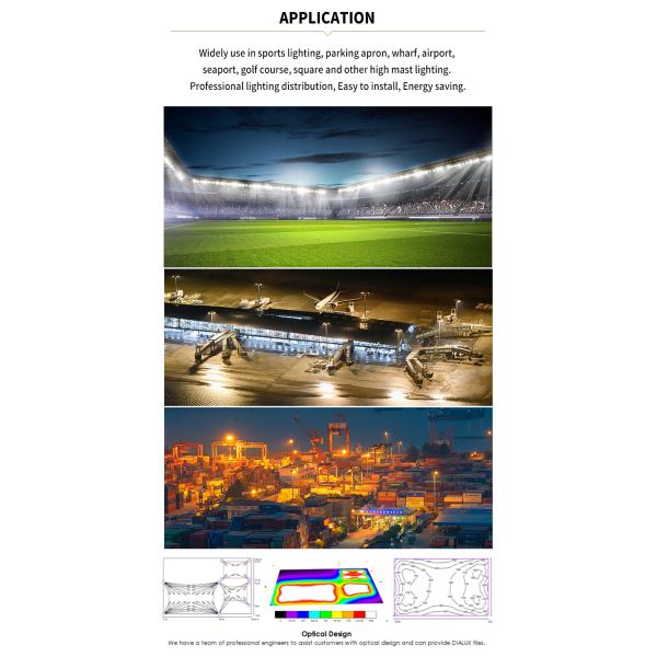 LED Stadium Light IP66 400w 800w 1000w 1200w Led Flood Light Soccer Field Lighting Football Ground Light