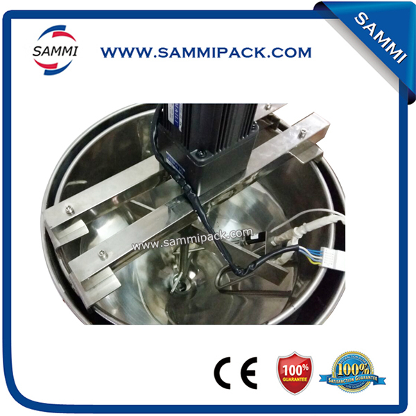 Cosmetic Cream Liquid Filling Packaging Machine Semi Automatic With Mixer