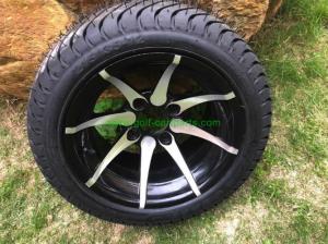 China 12 Chrome Wheel and Kenda ProTour 205/35R12 Golf Cart Tire No Nuts wholesale